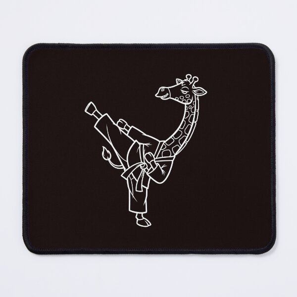 Item preview, Funny Karate Giraffe Cartoon Design designed and sold by ArtPer-design.