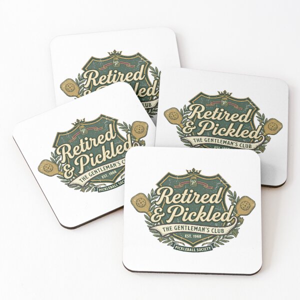 Item preview, Retired & Pickled – Vintage Pickleball Gentleman’s Club Design designed and sold by HERITAGE COURT.