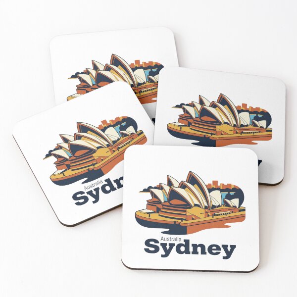 Item preview, Sydney Opera House Bold Retro Graphic Print designed and sold by Inkworksbyshery.