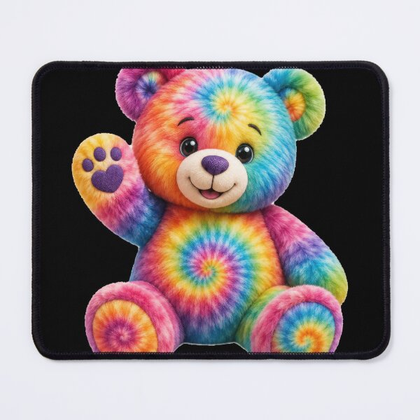 Item preview, Cute Rainbow Tie-Dye Teddy Bear designed and sold by jgvisualarts.