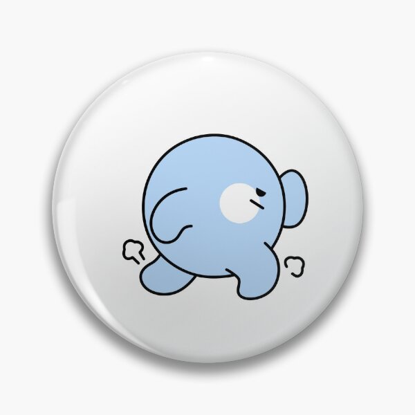 Item preview, Running cyan circle man designed and sold by B.A Design.