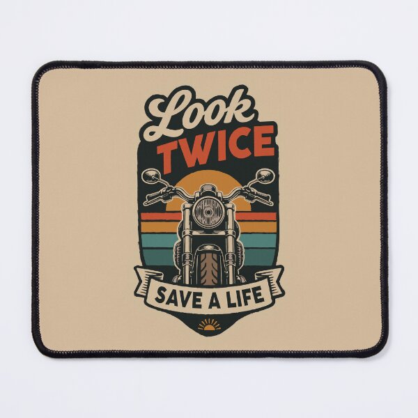 Item preview, Look Twice, Save a Life - Retro designed and sold by MaddiLoppnow.