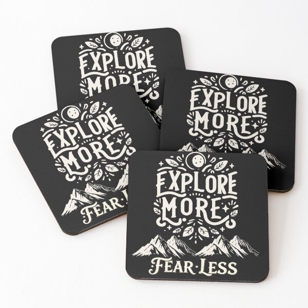 Item preview, EXPLORE MORE FEAR LESS designed and sold by gomood.