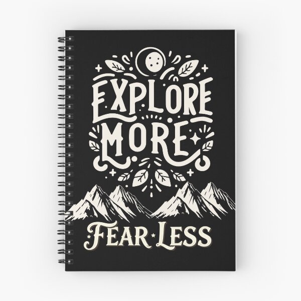 Item preview, EXPLORE MORE FEAR LESS designed and sold by gomood.