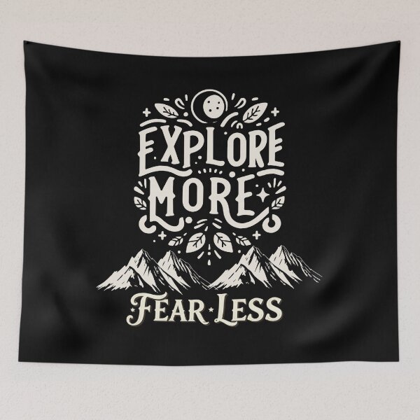 Item preview, EXPLORE MORE FEAR LESS designed and sold by gomood.
