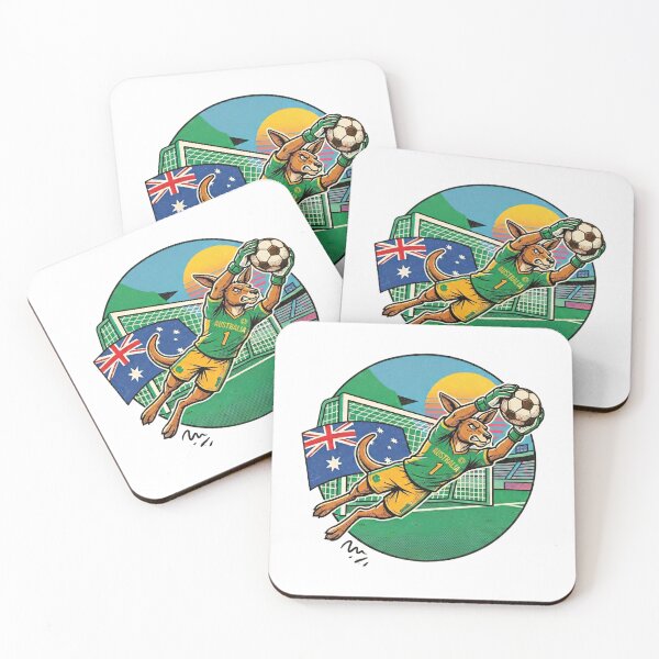 Item preview, Retro 90s Kangroo Soccer Keeper designed and sold by Ink & Void Co..
