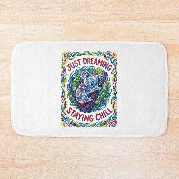 Item preview, Just Dreaming Staying Chill Colorful Koala designed and sold by TeeARTHY.