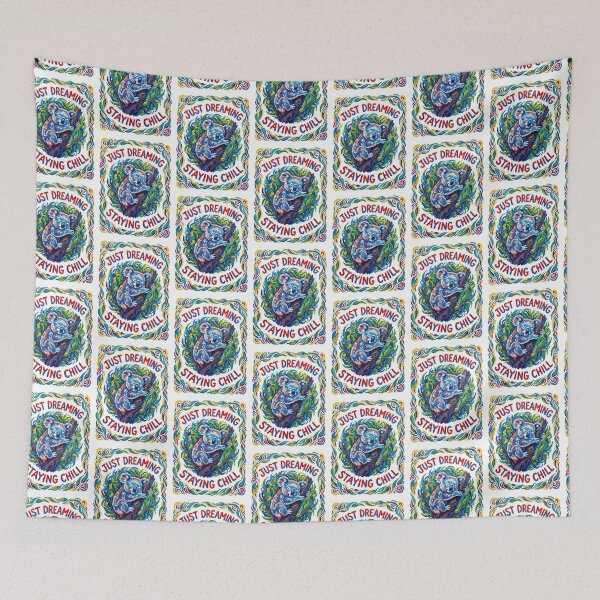 Item preview, Just Dreaming Staying Chill Colorful Koala designed and sold by TeeARTHY.