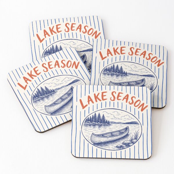Item preview, Vintage Lake Season Art designed and sold by bookclubpress.