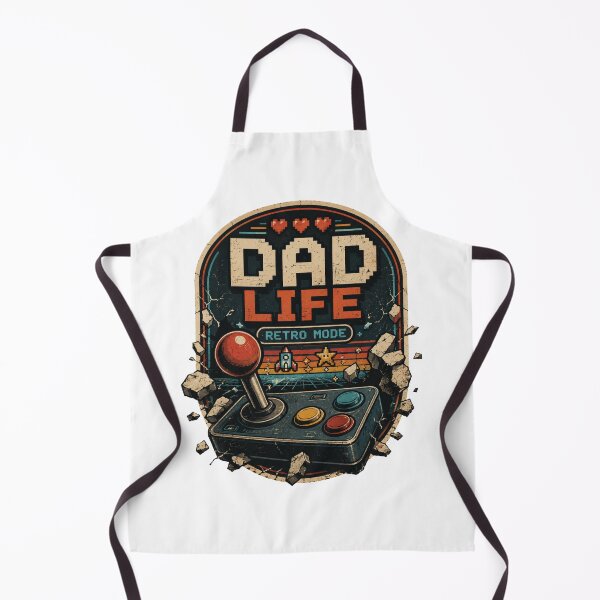 Item preview, Dad Life, Retro mode designed and sold by RisingWolfStudio.