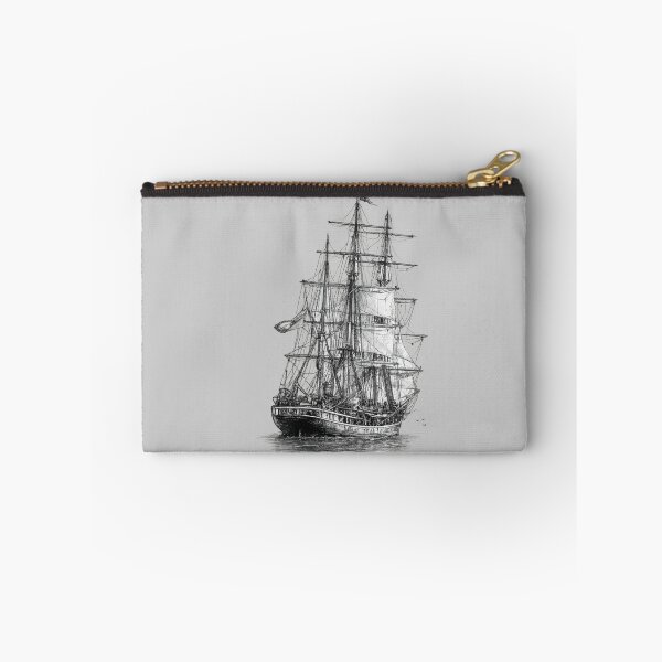 Item preview, Sailboat black and white painting art designed and sold by Natart1004.