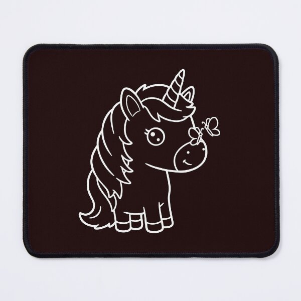 Item preview, Cute Unicorn with Butterflies Cartoon Design designed and sold by ArtPer-design.