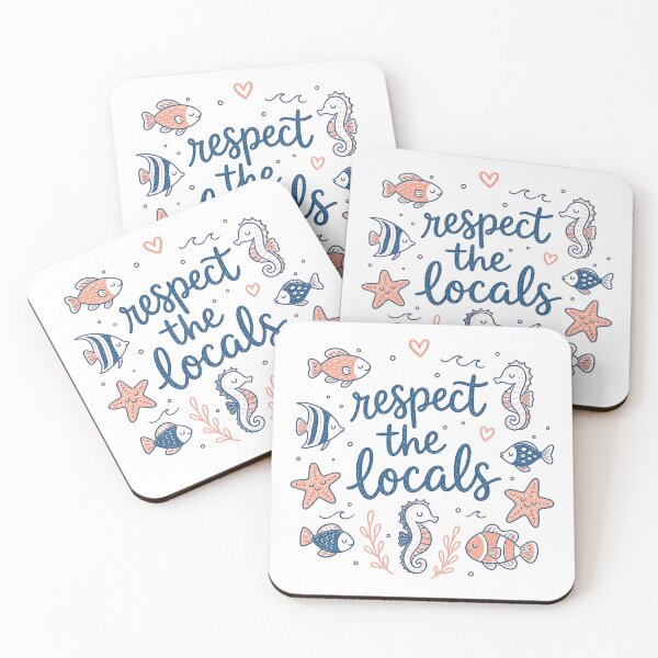 Item preview, Respect The Locals Sea Life designed and sold by bookclubpress.