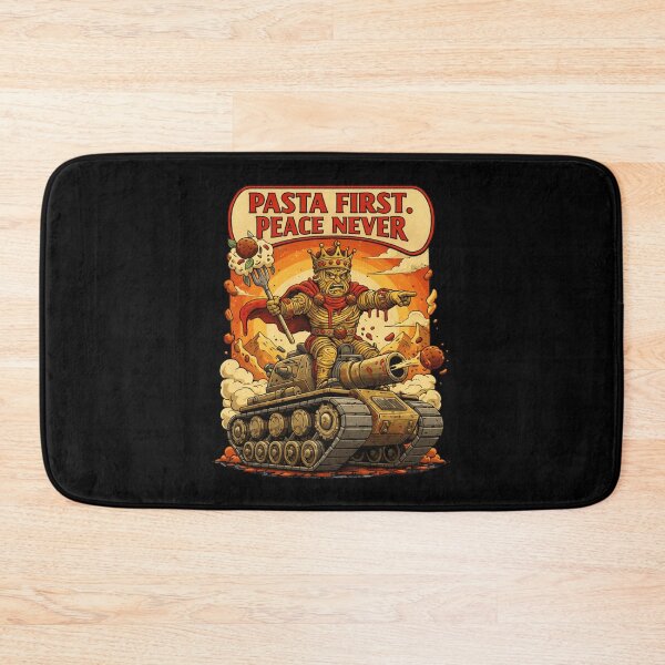 Item preview, Pasta First Peace Never Funny Spaghetti Tank King T-Shirt Sarcastic Foodie Gift  designed and sold by Cree8if.