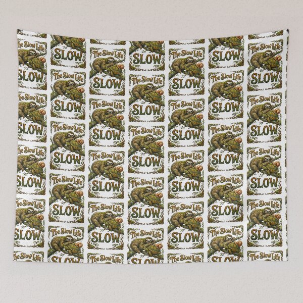 Item preview, Slow Life Sloth And Turtle designed and sold by TeeARTHY.