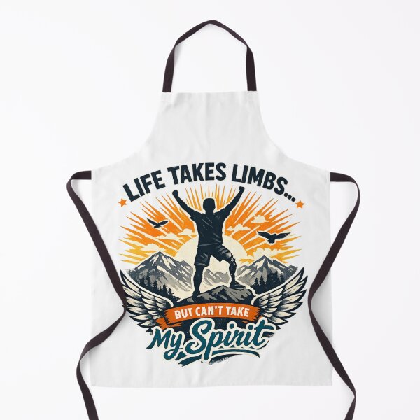 Item preview, Life Takes Limbs But Not My Spirit – Inspirational Amputee Awareness designed and sold by SidTastic .