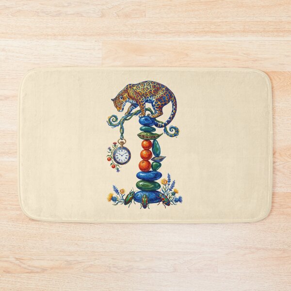 Item preview, Surreal Leopard Balancing On Stones Vintage designed and sold by TeeARTHY.