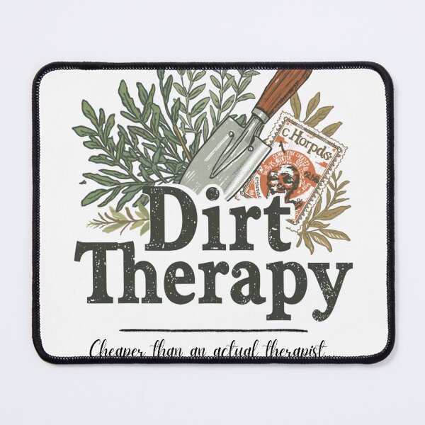 Item preview, Dirt Therapy Gardening Shirt designed and sold by Atmospheric Threads.