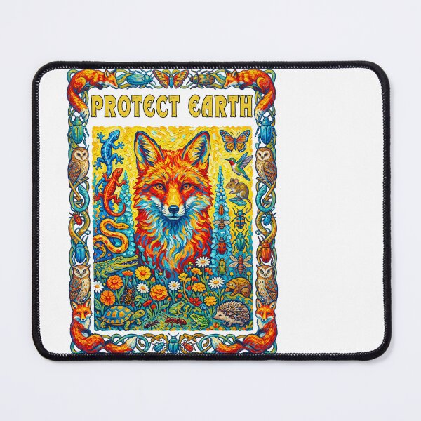 Item preview, Protect Earth Colorful Fox Wildlife designed and sold by TeeARTHY.