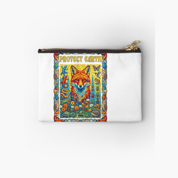Item preview, Protect Earth Colorful Fox Wildlife designed and sold by TeeARTHY.