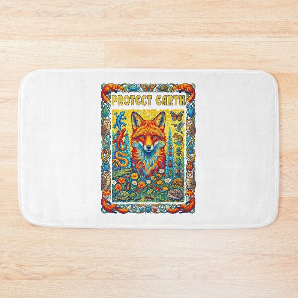 Item preview, Protect Earth Colorful Fox Wildlife designed and sold by TeeARTHY.