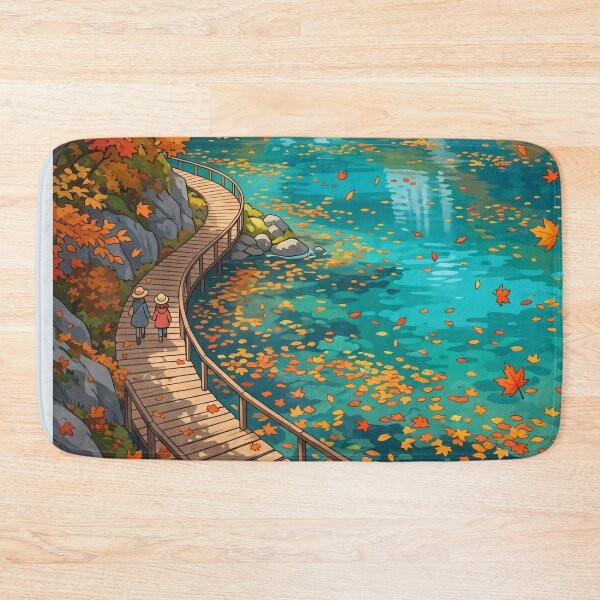 Item preview, Plitvice Lakes Autumn Cascade - Majestic National Park designed and sold by SpiriTravels.