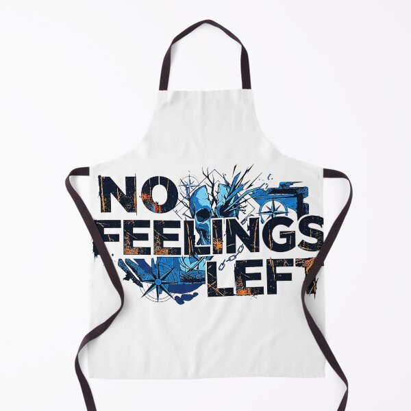 Item preview, Distressed "No Feelings Left" Skull Graphic - Dark Aesthetic designed and sold by No Excuses .
