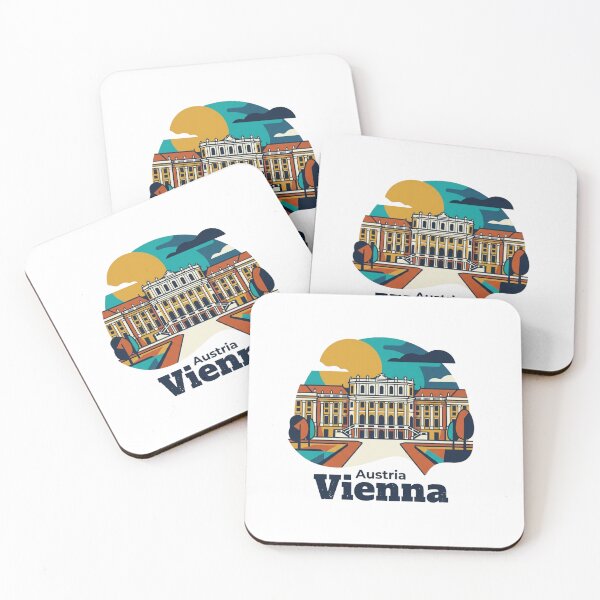 Item preview, Vienna Schonbrunn Palace Bold Retro Graphic Art designed and sold by Inkworksbyshery.