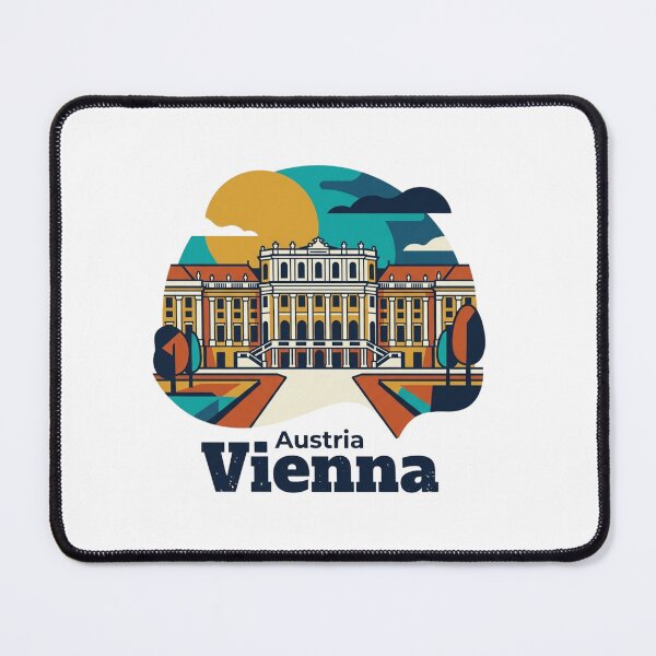Item preview, Vienna Schonbrunn Palace Bold Retro Graphic Art designed and sold by Inkworksbyshery.