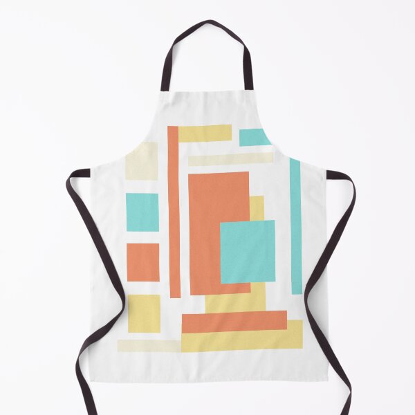 Item preview, Pastel De Stijl - Mint & Coral Geometric Blocks designed and sold by The Nomadic Designs.