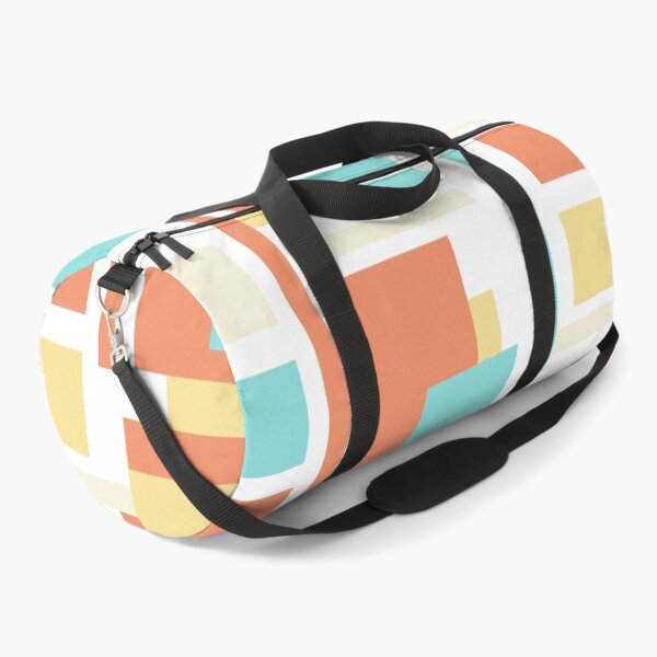 Item preview, Pastel De Stijl - Mint & Coral Geometric Blocks designed and sold by The Nomadic Designs.