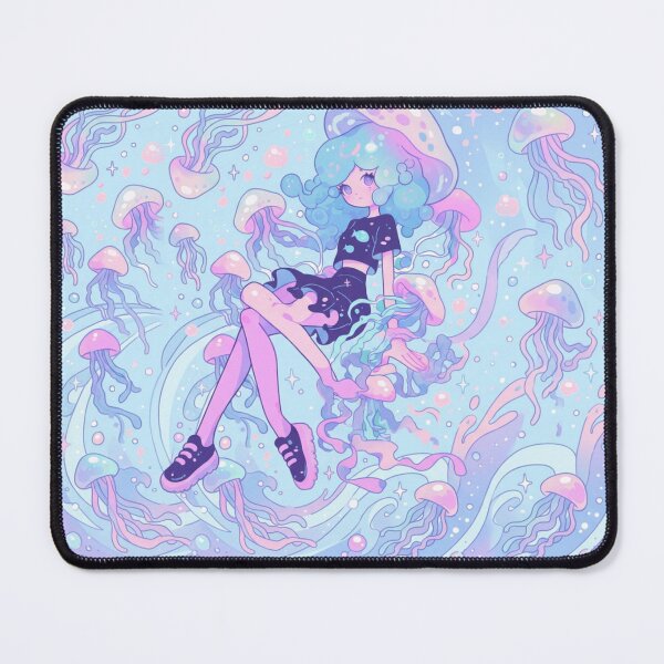 Item preview, Jellyfish Princess in a Sea of Bubbles designed and sold by SweetSighren.