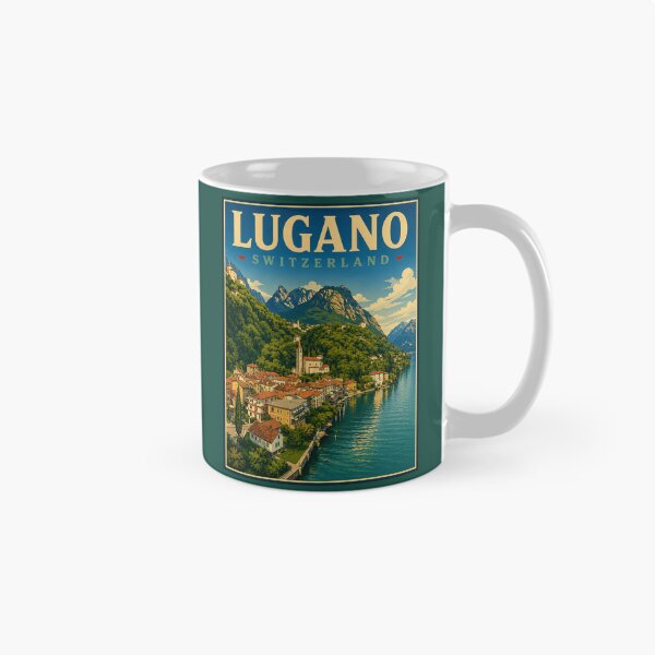 Item preview, Lugano - Switzerland designed and sold by GoodOldVintage.