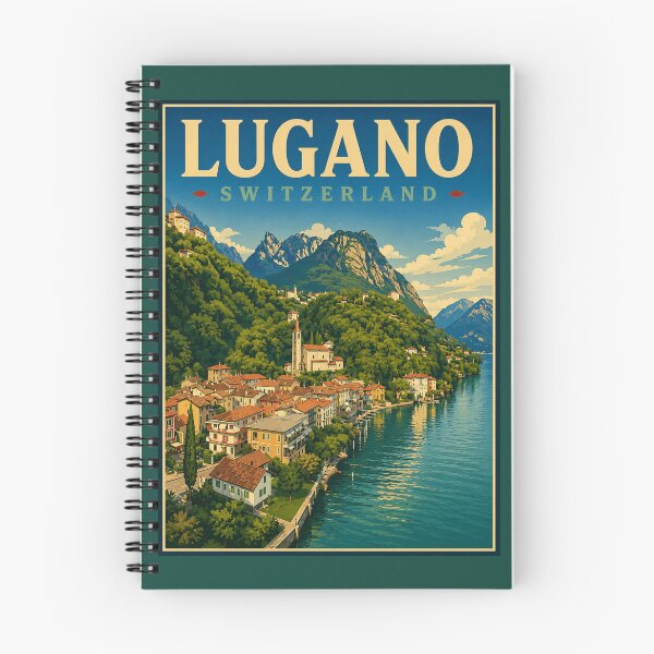 Item preview, Lugano - Switzerland designed and sold by GoodOldVintage.
