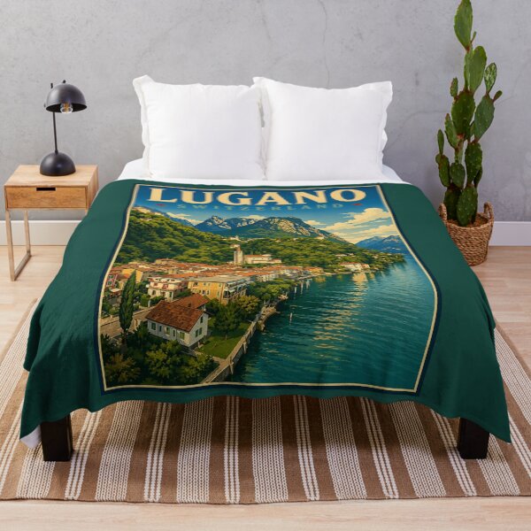 Item preview, Lugano - Switzerland designed and sold by GoodOldVintage.