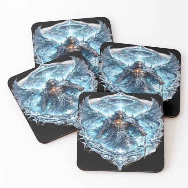 Item preview, Cosmic Guardians:  Angel Fallen Ice Dark Celestial Emblem designed and sold by KingofHearts25.