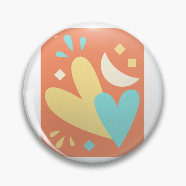 Item preview, Retro Pastel Hearts - Memphis Style Abstract Art designed and sold by The Nomadic Designs.
