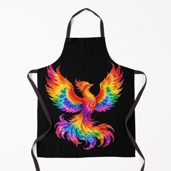 Item preview, Rainbow Tie-Dye Phoenix Rising designed and sold by jgvisualarts.