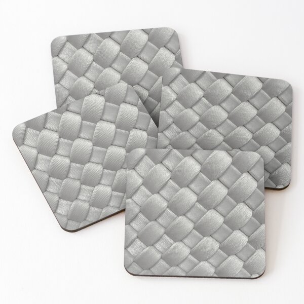 Item preview, Tejido de trama diagonal en gris plateado. designed and sold by MYTOPSHELF.