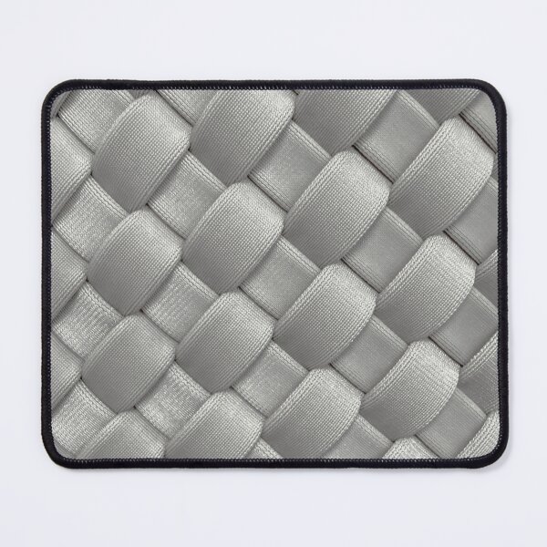 Item preview, Fabric weave set on diagonal in silver gray. designed and sold by MYTOPSHELF.