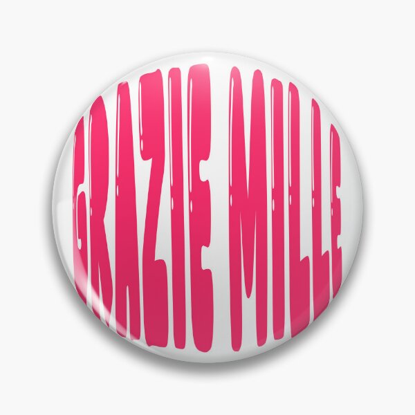 Item preview, Typical inscriptions and quotes: Grazie Mille - use wherever you want, interesting font. designed and sold by Knock on my door.