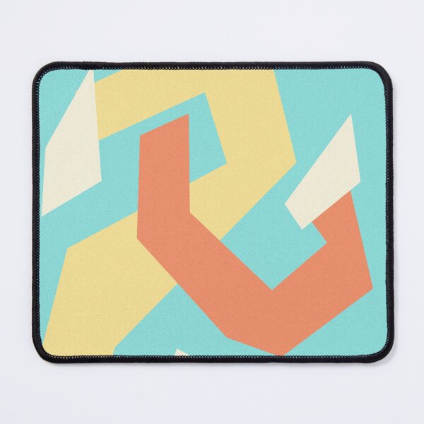 Item preview, Geometric Ribbon Flow - Minimalist Pastel Abstract designed and sold by The Nomadic Designs.