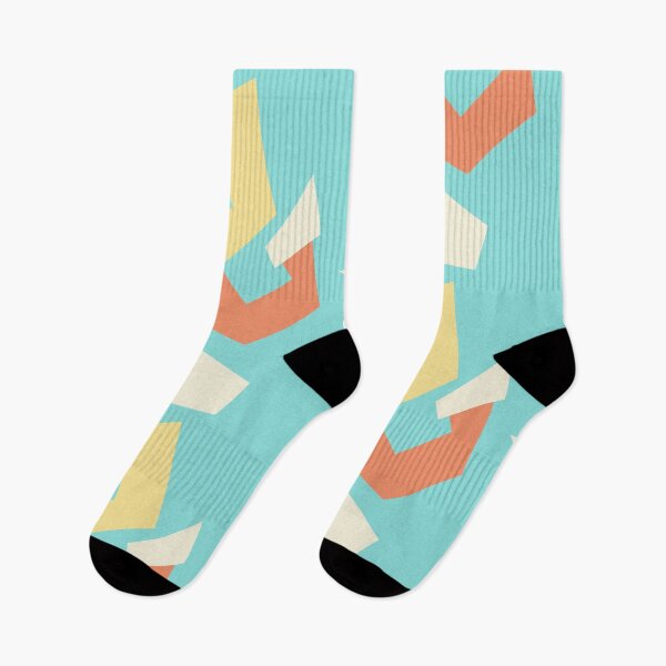 Item preview, Geometric Ribbon Flow - Minimalist Pastel Abstract designed and sold by The Nomadic Designs.
