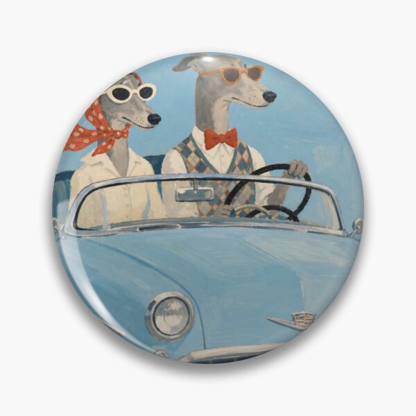 Item preview,  Retro Greyhound Road Trip in Vintage Convertible designed and sold by Creatby7030.