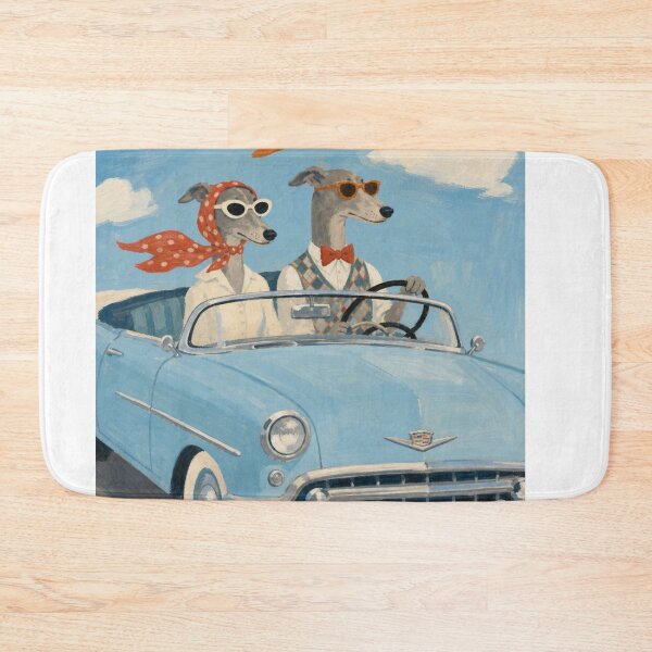 Item preview,  Retro Greyhound Road Trip in Vintage Convertible designed and sold by Creatby7030.