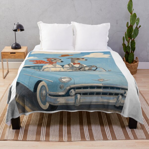 Item preview,  Retro Greyhound Road Trip in Vintage Convertible designed and sold by Creatby7030.