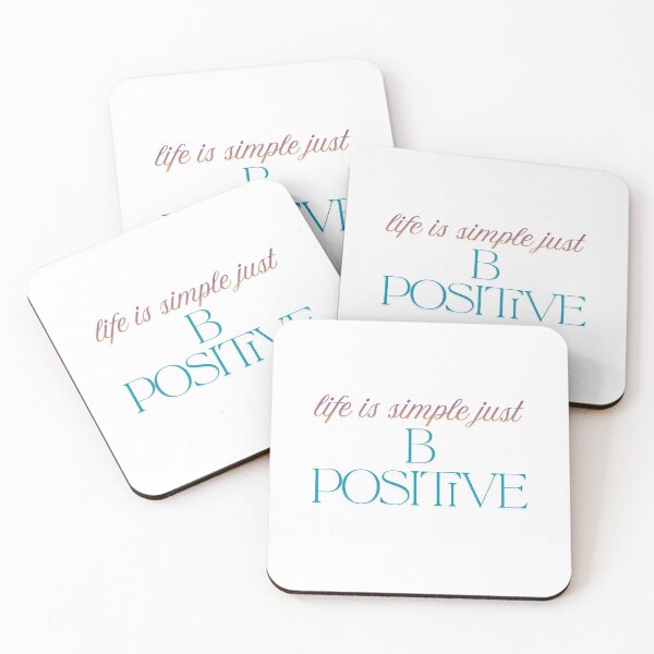 Item preview, life is simple just B POSITIVE designed and sold by ArtistTejal.