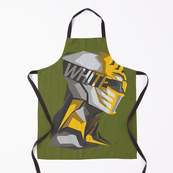 Item preview, Geometric White Ranger Profile Art designed and sold by Creatby7030.