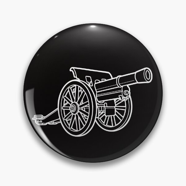 Item preview, Vintage Cannon Illustration Retro Military Art designed and sold by ArtPer-design.