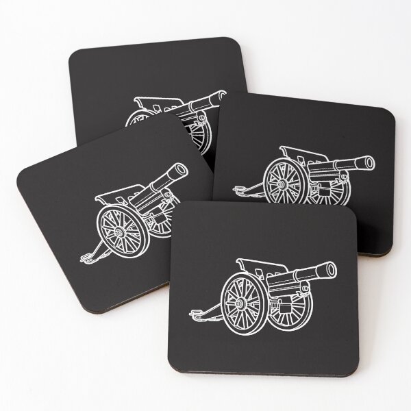 Item preview, Vintage Cannon Illustration Retro Military Art designed and sold by ArtPer-design.